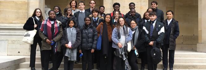 Le 16 décembre 2021, l’internat d’excellence de Sourdun visite l’Académie française.