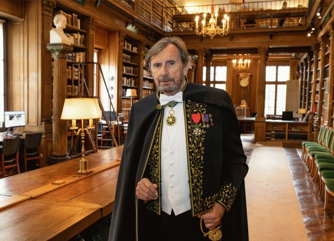 Réception de M. Rondeau