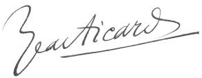 Signature de Jean Aicard