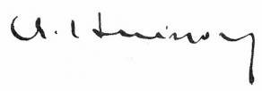 Signature de François Albert-Buisson