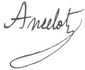 Signature de Jacques-François Ancelot