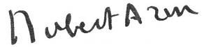 Signature de Robert Aron