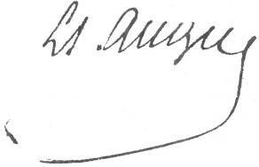 Signature de Louis-Simon Auger