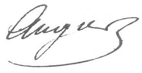 Signature d'Émile Augier