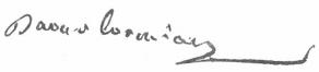 Signature de Louis-Pierre-Marie Baour-Lormian