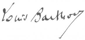 Signature de Louis Barthou