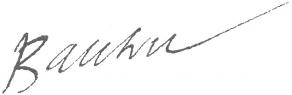 Signature de Guillaume Bautru