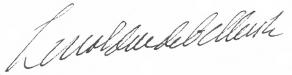 Signature de Charles-Louis-Auguste Fouquet de Belle-Isle