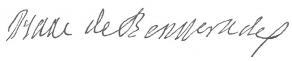 Signature de Isaac de Benserade