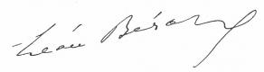 Signature de Léon Bérard