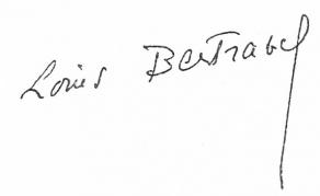 Signature de Louis Bertrand