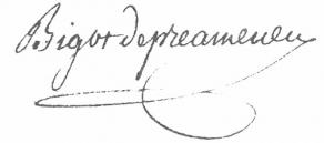 Signature de Félix-Julien-Jean Bigot de Préameneu