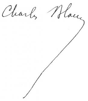 Signature de Charles Blanc