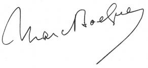 Signature de Marc Boegner
