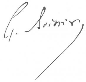 Signature de Gaston Boissier