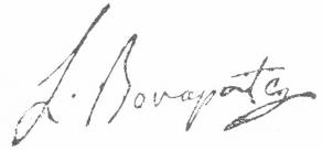 Signature de Lucien Bonaparte
