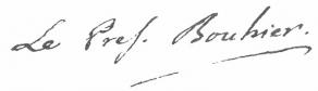 Signature de Jean Bouhier