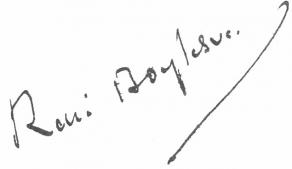 Signature de René Boylesve