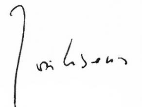 Signature de José Cabanis