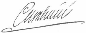 Signature de Jean-Jacques-Régis de Cambacérès