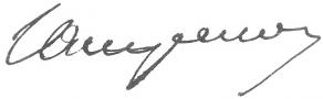 Signature de François-Nicolas-Vincent Campenon