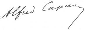 Signature d'Alfred Capus