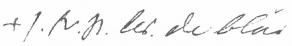 Signature de Jean-François-Paul Lefèvre Caumartin