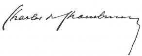 Signature de Charles de Chambrun