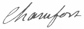 Signature de Sébastien-Roch-Nicolas, dit Chamfort
