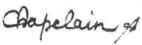 Signature de Jean Chapelain