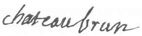 Signature de Jean-Baptiste Vivien de Chateaubrun