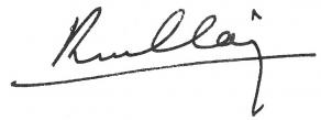 Signature de René Clair