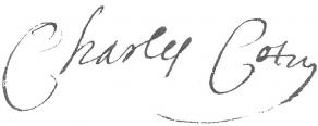 Signature de Charles Cotin