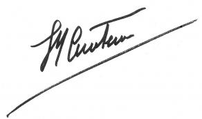 Signature de Jacques-Yves Cousteau