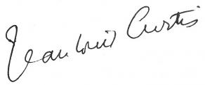 Signature de Jean-Louis Curtis