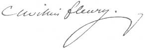 Signature d'Alfred-Auguste Cuvillier-Fleury