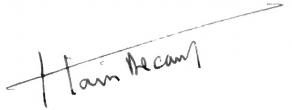 Signature d'Alain Decaux