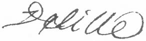 Signature de Jacques Delille