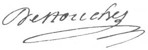 Signature de Philippe Néricault Destouches