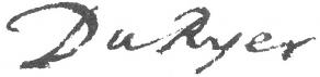 Signature de Pierre Du Ryer