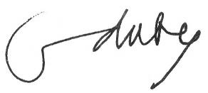 Signature de Georges Duby