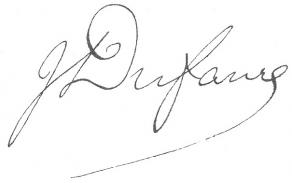 Signature de Jules-Armand Dufaure