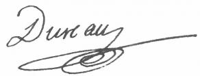 Signature de Jean-Baptiste Dureau de La Malle