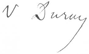 Signature de Victor Duruy