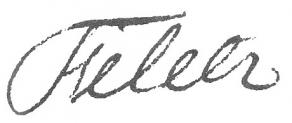 Signature de Charles-Marie-Dorimont de Féletz