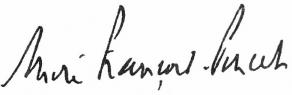 Signature d'André Francois-Poncet