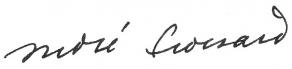 Signature de André Frossard