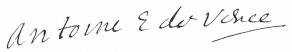Signature de Antoine Godeau