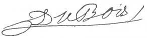 Signature de Philippe Goibaud-Dubois