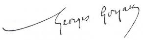 Signature de Georges Goyau